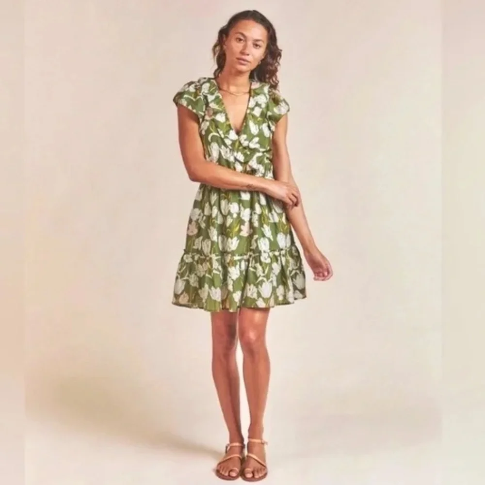 Trovata Birds of Paradis MARCELLA DRESS SIZE XS - Picture 3 of 6